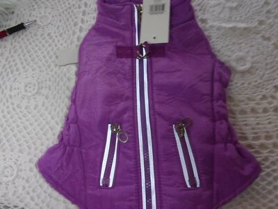 PURPLE Spot on Dog Pet Harness Jacket M L Coat puppy new Fleece lined medium - Image 1 of 4