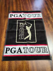 PGA Tour Golf Bag Towel - Made in USA by Pinecrest Mills 100% Cotton - Foto 1 di 4