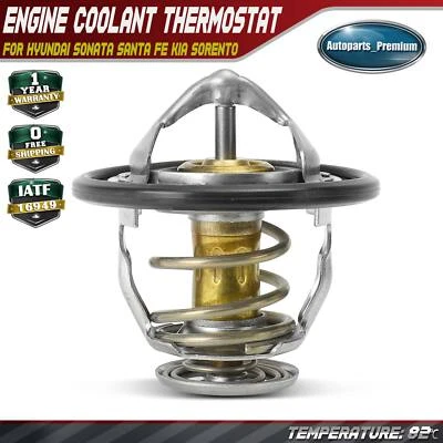 Engine Coolant Thermostat for Hyundai Sonata 2006-2010 Santa Fe Kia Sorento 82℃ - Image 1 of 4