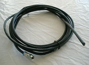 Cable coaxial TV - Cable RG6 - 13 pies - Negro - Imagen 1 de 2