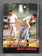 1994 Signature Rookies RICKY GREENE Card RC No. 27 Auto /8650 Crease-Free NM-MT+