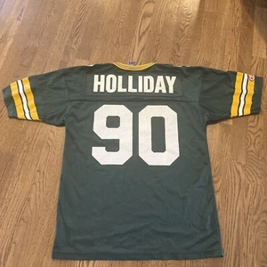 Vonnie Holiday Green Bay Packers jersey mens size 40 Champion green vtg - Picture 1 of 6