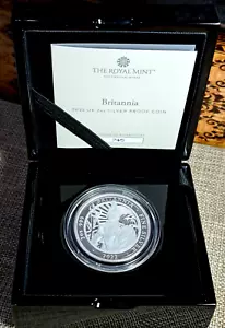 Britannia 2022 Reino Unido 5 libras plata prueba 2 oz Reino Unido - Imagen 1 de 8