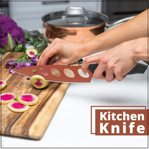 Tekno Copper Kitchen Knife, Knives, Stays Sharp Forever Stainless Steel - Picture 1 of 4