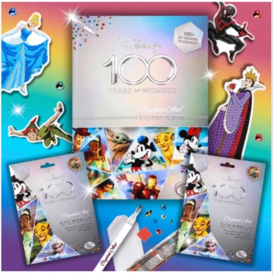 Craft Buddy Disney 100 Years of Wonder Crystal Art Sticker Starter Pack - Image 1 of 4