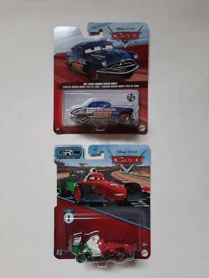 CARS Disney Pixar 2 personaggi FABULOUS DOC e FRANCESCO BERNOULLI  1/55 maclama - Immagine 1 di 4