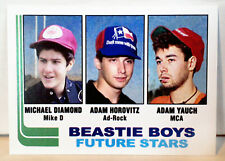 1982 Beastie Boys Future Stars: Custom-Designed Art Baseball Card