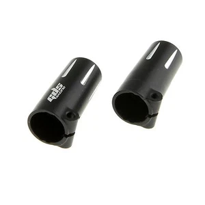 GDS Racing Alloy Rear Hubs/Axle Lock-Outs Black for Axial SCX10 II - Picture 1 of 3