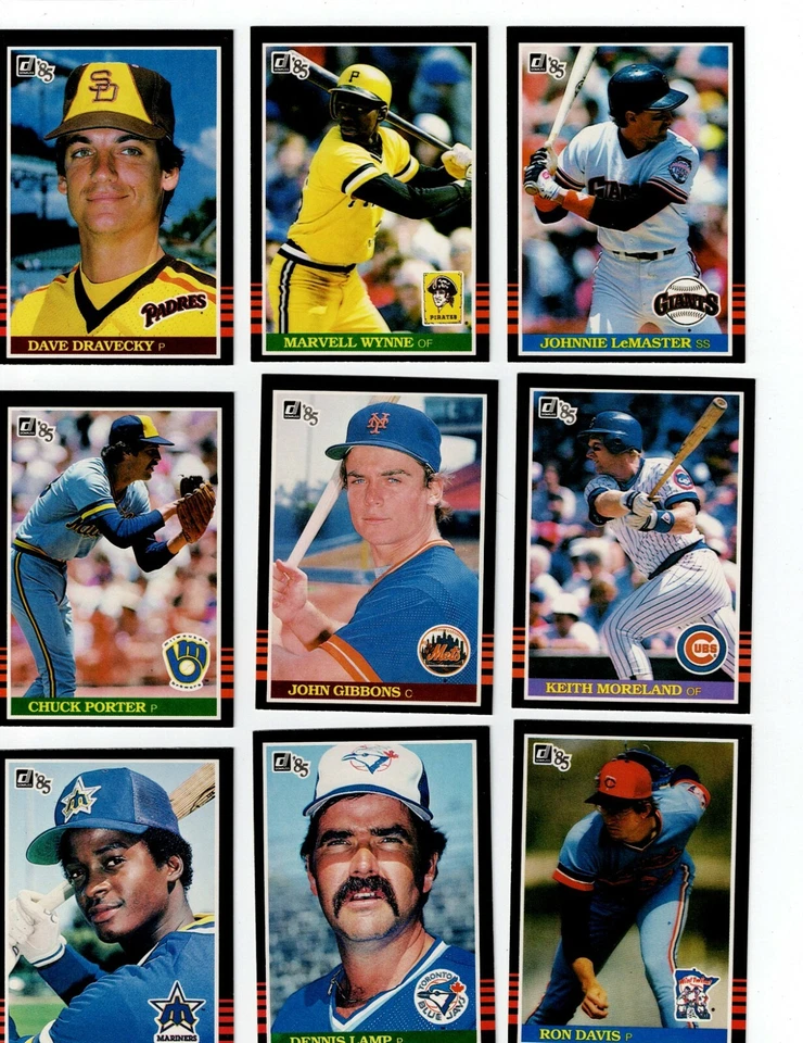 1985 DONRUSS BASEBALL COMPLETE YOUR SET U PICK 1-250 - Image 1 of 1