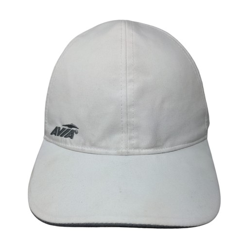 Avia Strapback Hat White OSFM Adjustable Embroidered Breathable 6 Panel