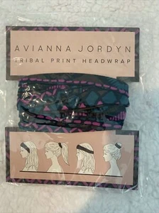 NIP Avianna Jordyn Tribal Print Headwrap Hair Wrap * stylish, soft, comfortable - Picture 1 of 3