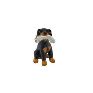 Puppy In My Pocket Doberman Pinscher Dog Zerk #32 With Card Vintage 1994 - Picture 1 of 2