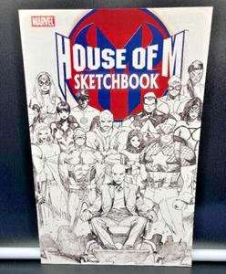 2005 Marvel Comics House of M Sketchbook Fumetto - Foto 1 di 2
