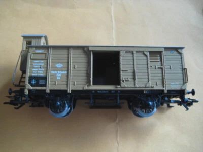 Marklin H0 DRG Mecklenburg Schwerin Car w/brakeman's cab &weathered roof - LN - Image 1 of 4