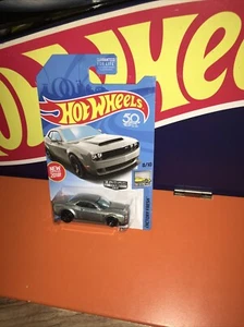 2018 Hot Wheels Factory Fresh 8/10 ‘18 Dodge Challenger SRT Demon - Zamac - Picture 1 of 9