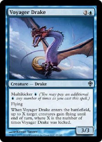 VOYAGER DRAKE X4 4 4X Worldwake MTG Magic the Gathering Cards DJMagic - Image 1 of 1