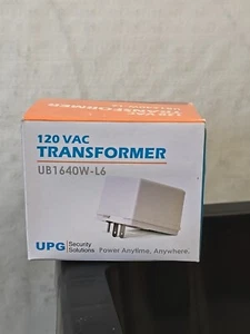 UPG Security Solutions Model No. UB1640W-L6 - 120VAC Transformer - Picture 1 of 2