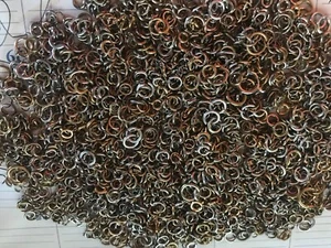 Lot of 1000+ Jewelry Jump Rings & Connectors for Bracelet Necklace Charms - Picture 1 of 3