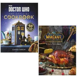 Doctor Who Official Cookbook, World of Warcraft 2 Books Collection Set - Picture 1 of 3