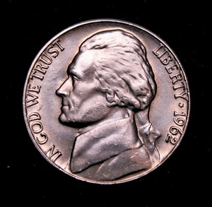 1962-D Jefferson Nickel MS ++++++ Full Steps - Picture 1 of 2