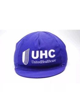 Team United Healthcare UHC Wilier Euro Race Blue & White Cycling Cap  - Picture 1 of 3