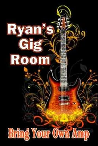 Letrero de habitación de guitarra eléctrica personalizado/personalizado - Imagen 1 de 3