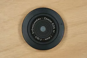 Objectif Sténopé Pinhole Body Cap 14mm pour monture Canon EF-M EOS M3 M5 M6 etc - Zdjęcie 1 z 24