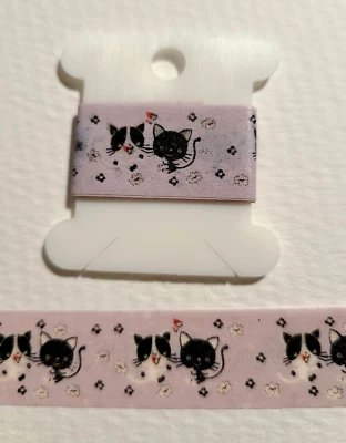 3X CAT WASHI TAPE SAMPLE ( 24 inches EACH) - Image 1 of 3