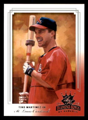 2003 Donruss Diamond Kings  #148 Tino Martinez St. Louis Cardinals - Image 1 of 2
