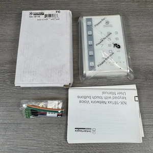 Interlogix GE Security NetworX NX-1811E Touch LED Keypad, Portrait White - Picture 1 of 3
