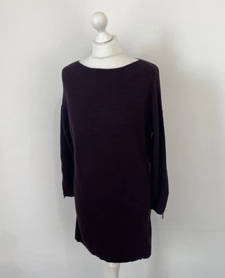 Mint Velvet Longline Tunic Jumper Purple Size Extra Small Womens - Image 1 of 4