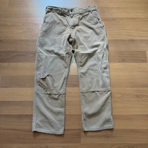 Men's Patagonia Iron Forge Hemp Canvas Double Knee Brown Cargo Pants Sz 33 X 30 - Picture 1 of 10