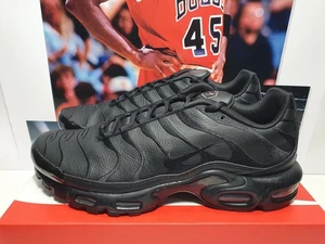 Nike Air Max Plus TN Leather Black Herren UK 10,5 EUR 45,5 (AJ2029 001) - Bild 1 von 8