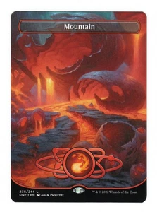 MTG - Mountain (238) - Borderless Nonfoil - Unfinity - NM - Picture 1 of 2