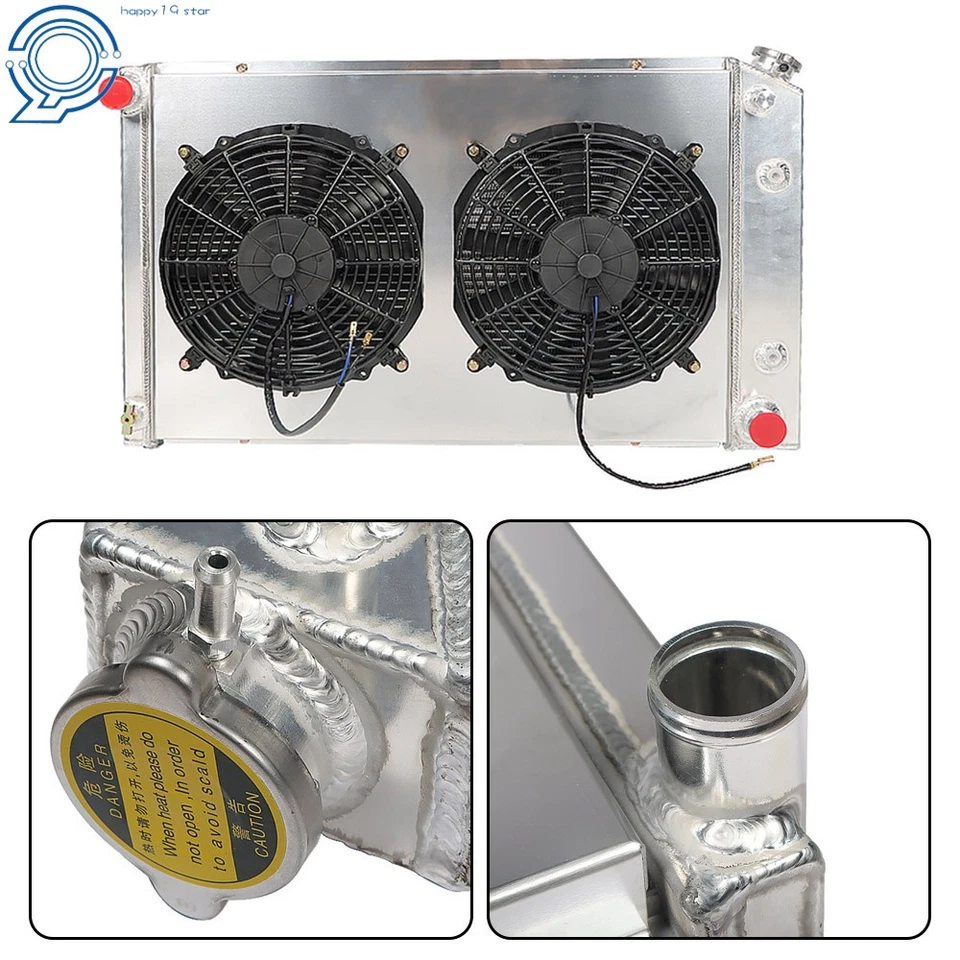 3 Row Radiator+Shroud+Fan For Chevy Monte Carlo El Camino Caprice Regal V8 78~88 Foto 1 de 4