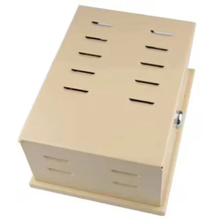 Universal Thermostat Guard, Tan, Steel, 13J042 - Image 1 of 1