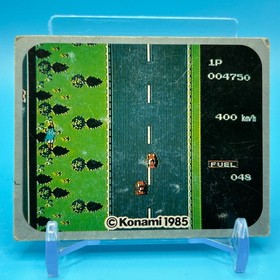 Road Fighter Konami Card Family Computer Amada Nintendo Game Retro Japan #278