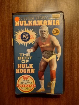 WWF Hulkamania: The Best of Hulk Hogan (VHS, 1985) Wrestling WWE Coliseum Video  - Image 1 of 4