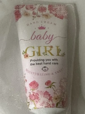 Baby Shower Favors Lot X 5 1 Oz “It’s A Girl” & “Thank You” Purse Size Cream - Image 1 of 3