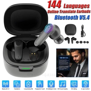 AI Echtzeit Übersetzer Kopfhörer 144 Sprachen | AI Übersetzungsgerät Translator - Bild 1 von 12