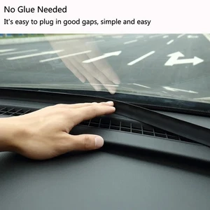 Tira de sellado universal para salpicadero de coche goma insonorizada 160 cm - Imagen 1 de 9