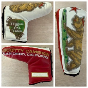 2015 Scotty Cameron Gallery White Bear Bäume und T-Shirts Blade Putter Headcover - Bild 1 von 6
