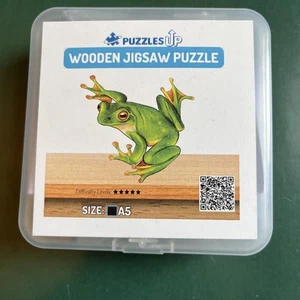1 PuzzleUp Wooden Jigsaw Puzzles Sz A5- Frog - Bild 1 von 3