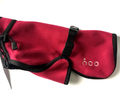Softshell Hunde Mantel weich warm für große Hunde cranberry Gr. 62cm IQ2013 - Bild 1 von 4