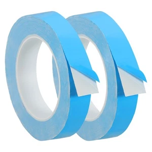 2 Rolls 25mx20mmx0.2mm Thermal Adhesive Tape Double Side Adhesive Thermal Tape - Afbeelding 1 van 7