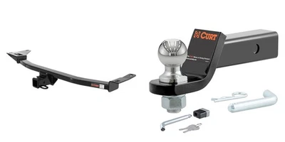 CURT Trailer Hitch Class 3 Tow Kit, 2in Ball Mount, Hitch Lock, Pin & Clip 13542 Foto 1 de 4