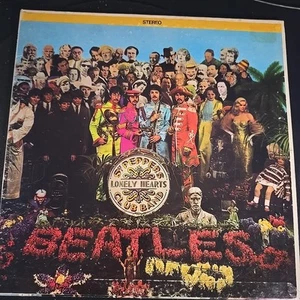 The Beatles-Sgt Pepper's-1968 Scranton Press-Rainbow Labels-VG+ - Imagen 1 de 7