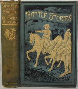 BATTLE STORIES From British & European History 1066-1854, DAVENPORT ADAMS, 1883 - Picture 1 of 5