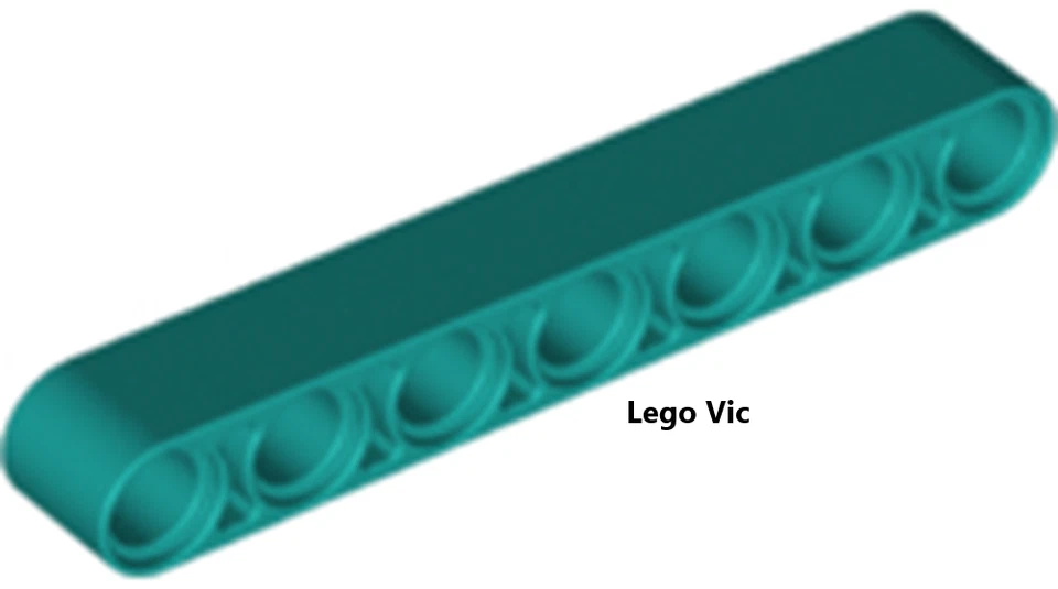 Lego 32524 x4 Technic 1x7 Dark Turquoise Orchidée 10311 Race 42208 MOC new B13 - Photo 1/1