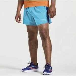 Saucony Outpace 5" Laufshorts hellblau gefüttert Herren Gr. Medium - Bild 1 von 5